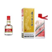 WULIANGYE 五粮液 五粮精酿 52度 浓香型白酒 100mL +茅台飞天 53度 酱香型白酒 500ml