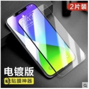 SMARTDEVIL 闪魔 iPhoneX-13系列 电镀版 2片装 送贴膜神器
