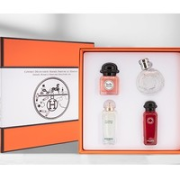 HERMÈS 爱马仕 迷你香水套装 7.5ml*4 (丝巾香水＋尼罗河花园＋血色大黄＋橘彩星光)