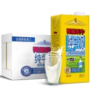 DutchCow 荷兰乳牛  3.6g蛋白质 130mg原生高钙脱脂纯牛奶 1L*6 整箱装  *4件