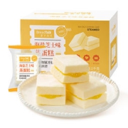 面包新语 海盐芝士味蒸蛋糕1000g整箱