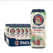 PLUS会员：PAULANER保拉纳小麦啤酒500ml*24听