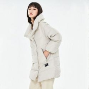 LI-NING李宁 AYMP074-1  女子宽松鸭绒中羽绒服
