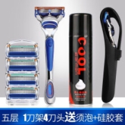 锐例（RAELYN）五层吉利手动剃须刀