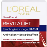 L'Oréal Paris 巴黎欧莱雅 Revit阿lift 锁龄紧致抗皱晚霜 含弹性蛋白和杏仁油, 50ml