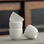 PLUS会员：金镶玉家用简约羊脂玉白瓷礼盒装瓷沁香茶具