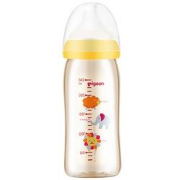Pigeon贝亲经典自然实感系列PPSU彩绘奶瓶240ml