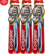 有券的上！Colgate 高露洁 适齿炭 牙刷 3支装