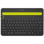 logitech 罗技 K480 79键 蓝牙无线薄膜键盘 黑色 无光