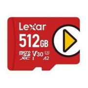 Lexar 雷克沙 PLAY系列 Micro-SD存储卡 512GB（UHS-I、V30、A2）