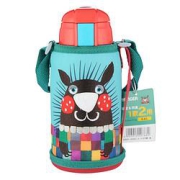 TIGER虎牌儿童真空不锈钢吸管保温杯600ml