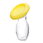 Uamother 全硅胶集奶器手动集乳器母乳收集漏奶接奶手动吸奶 集乳器+孕产牙刷