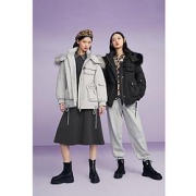 20日10点：PEACEBIRD太平鸟女子工装风羽绒服A7ACA434985