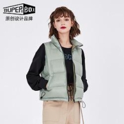 SUPERBOXS003Y001女士白鸭羽绒马甲