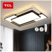 PLUS会员：TCL 摩登遥控无极调光 90*60cm 130w