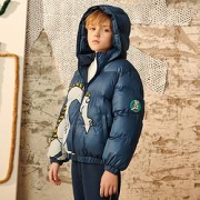 MQD马骑顿男童连帽棉服