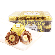 费列罗（Ferrero Rocher） 意大利进口费列罗榛果威化巧克力T30粒圣诞节礼盒