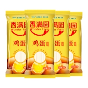 88VIP：香满园 鸡蛋面 麦芯挂面1kg*4包 *4件+凑单
