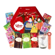 88VIP：glico 格力高 六角节日狂欢礼盒 435g*3件+马奇新新 香草味五层威化夹心饼干曲奇 90g*2件