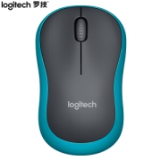 logitech 罗技 M185 2.4G无线鼠标 1000DPI 黑蓝