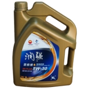 京东超市昆仑润滑油 润强 全合成机油 汽机油 汽车保养 5W-30 SN PLUS 4L（新老包装发货）