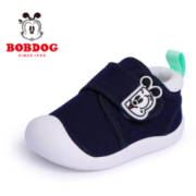 BoBDoG 巴布豆 宝宝加绒学步鞋