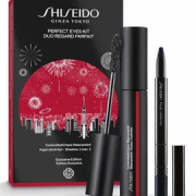 SHISEIDO 资生堂 银座墨绘丰盈眼部彩妆套装（墨绘丰盈纤长睫毛膏#Black11.5ml+四合一眼线笔#Black0.8g）