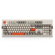 AJAZZ 黑爵 AK510 104键 有线机械键盘 灰白色 黑爵青轴 RGB