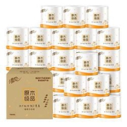 PLUS会员：Breeze清风原木纯品卷纸4层128g27卷