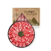 祁连牧歌 国产谷饲肥牛卷 500g/袋 *5件