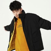 Semir森马男士工装防风棉服