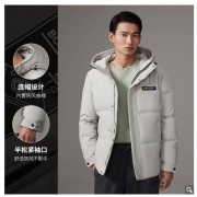 【新款】商务休闲羽绒服男短款男连帽保暖外套