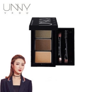 UNNYVXDU三色盘眉粉修容膏
