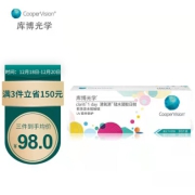 库博光学（coopervision）清氧清进口透明隐形眼镜硅水凝胶日抛30片装 700度