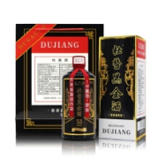 杜酱黑金酒茅台镇陈酿纯粮酒整箱6瓶装 3个手提袋