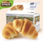 限地区、plus会员： 三只松鼠 牛奶可颂面包 380g/箱