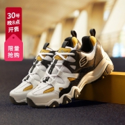 【明星同款】斯凯奇男鞋明星同款老爹鞋时尚熊猫鞋绑带运动鞋秋季