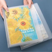 JUNPIN俊品油画活页笔记本盛开的果实单本装可拆卸透明复古手账本