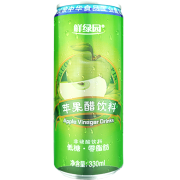鲜绿园 苹果醋果汁 非碳酸发酵型果醋饮料 310ml*4罐尝鲜装
