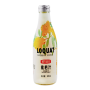 鲜绿园枇杷王100%原浆箤取枇杷汁 果汁饮料饮品果蔬汁 300ml*12瓶整箱装 枇杷汁