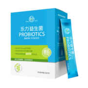 乐力 进口益生菌干冻粉 小蓝条一盒20条