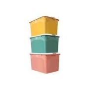 居管家 收纳箱 中号 45L 3个装