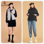 E·LAND衣恋EETZ179女士保暖羽绒马甲