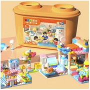 BLOKS 布鲁可积木 创造大师积木桶系列 80201 我的家