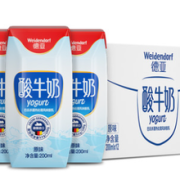 12日0点！Weidendorf 德亚 常温原味酸奶 200ml*12盒