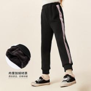 限尺码：Deesha 笛莎 女宝宝加绒收脚裤