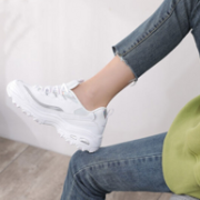 杨紫同款 Skechers 斯凯奇 D'lites系列 厚底增高熊猫鞋