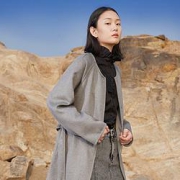 谜底女士羊毛呢大衣217MD6230G49