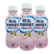 meiji明治轻酸奶桃子味180g*3瓶