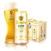 TSINGTAO 青岛啤酒 白啤(11度)500ml*12罐 整箱装 官方直营 新老包装随机混发
